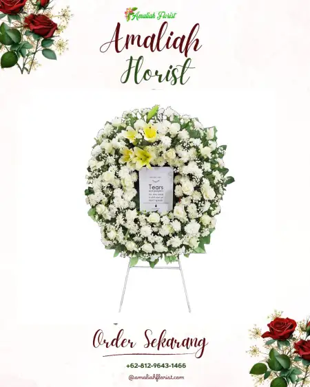 Krans Bunga Duka Sekarteja
